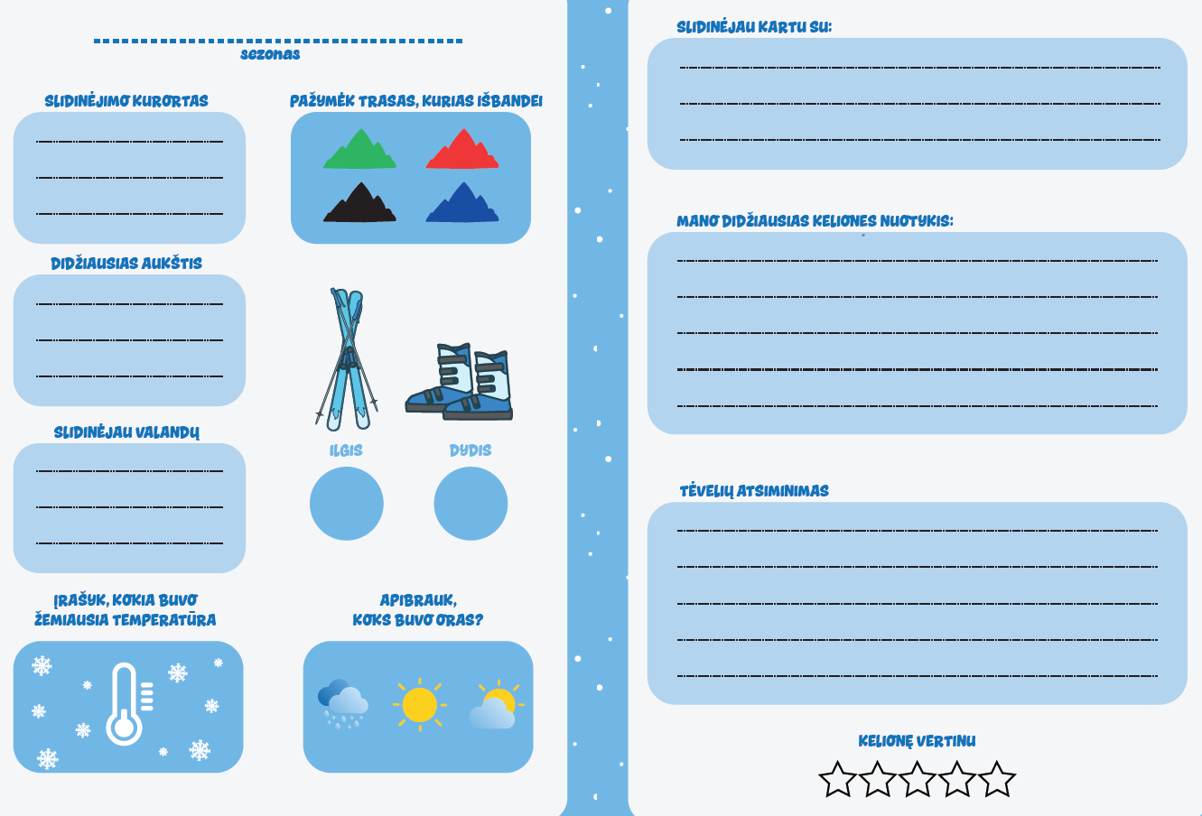 Slidinėjimo pasas vaikams (slidės) - Image 2