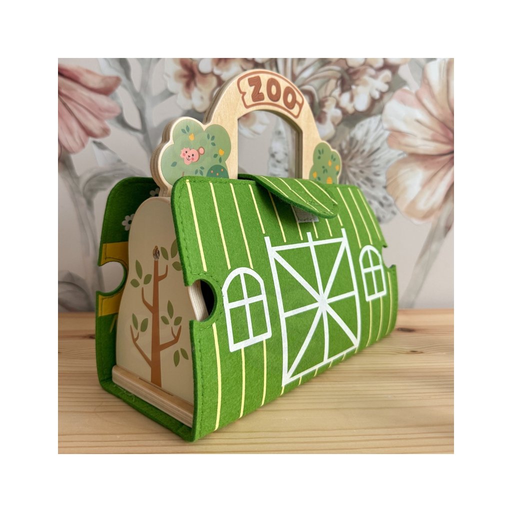 Tooky Toy Mini Zoo – zoologijos sodas kelionėms - Image 2